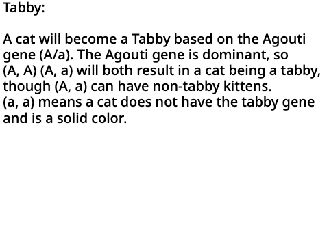 Cat genetics