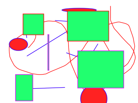 moving abstract art