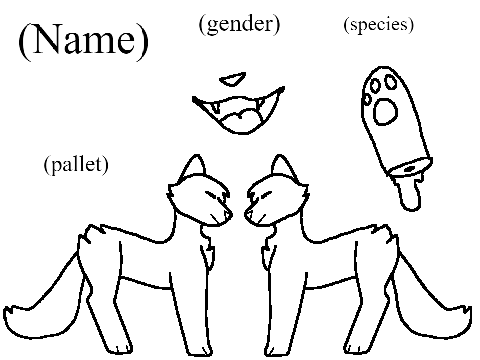 Character Ref Lineart!