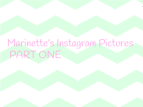 Miraculous Instagram Photos- Marinette Edition