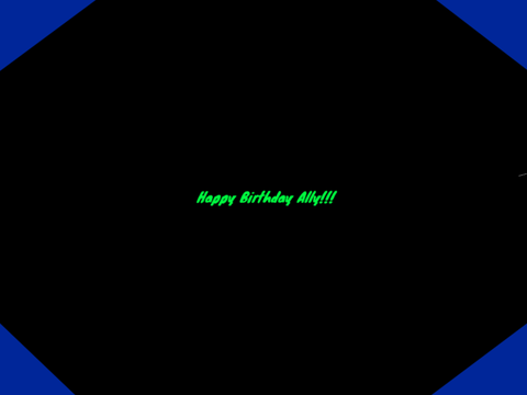 Happy Birthday Ally!