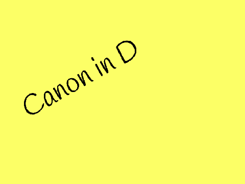 Canon in D