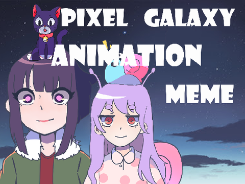 Animation meme Snail's House - pixel Galaxy-