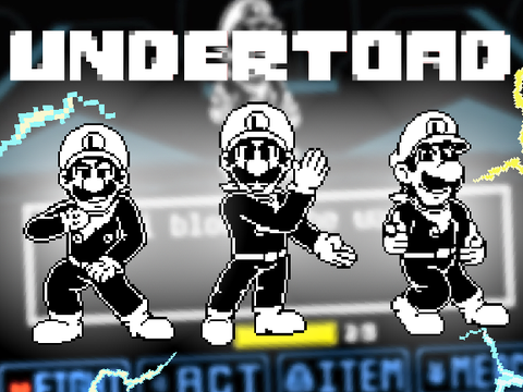 Undertoad glitchworld Luigi Battle 