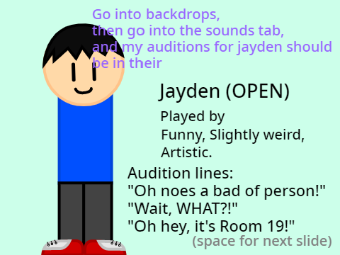 (OPEN) Auditions for an Upcoming Project! (My auditions)