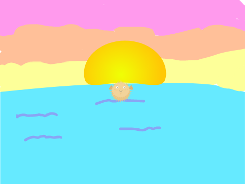 Cool down at the beach 