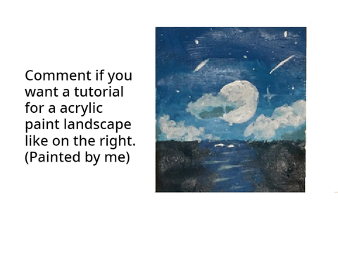 Acrylic Paint Landscape Tutorial?