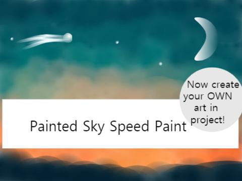Painted Sky Speed Paint
