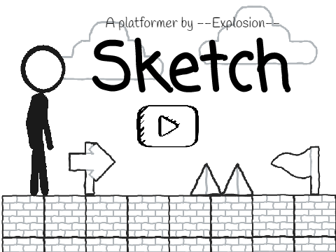 Sketch– A platformer: glitched