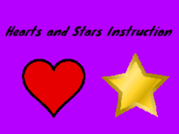 Heart and Star Instruction