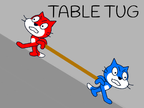 Table Tug (Tug of war)
