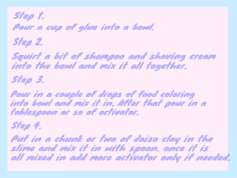 Fluffy Slime Tutorial 