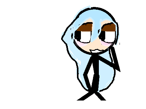 some stickgirl trash "art"