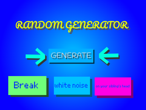Activity during Quarantine Random Generator