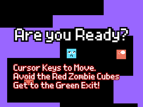Zombie Cube Escape! But with faces...