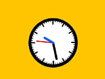 100% Pen Analog Clock