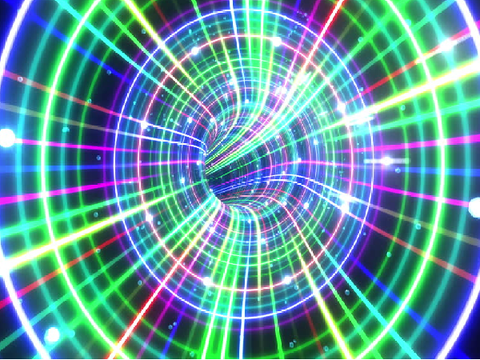 Magic tunnel bounce game