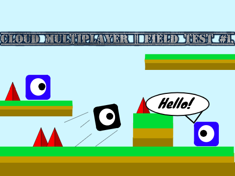 Cloud multiplayer|| Field test #2.Chat
