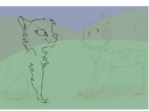 Eaglewing and Mapleshade- WIP