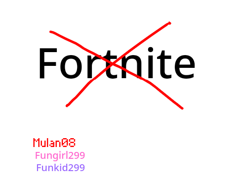 Add you name if you don't like fortnite! remix remix