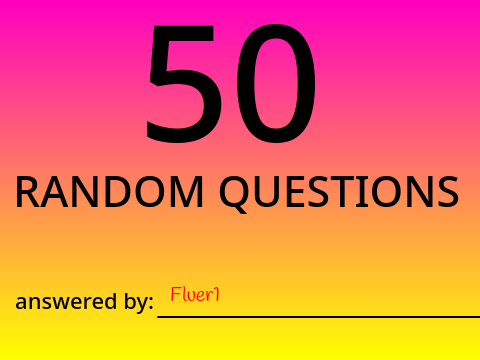 50 random questions remix