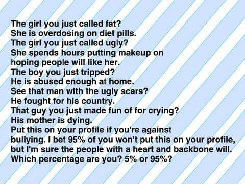 Remix this If your against bullying