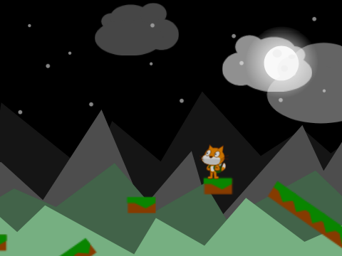 EXPLORE / a cloud multiplayer scrolling platformer remix masque