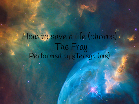 How to save a life by @Terega (me!!!)