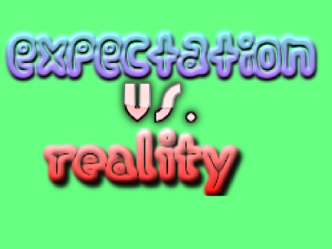 expectation vs. reality