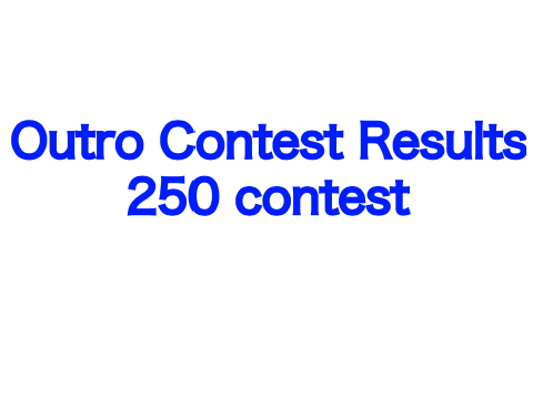 Outro results