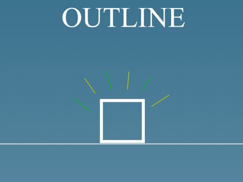 Outline - A scrolling platformer - A game by BlueZBat