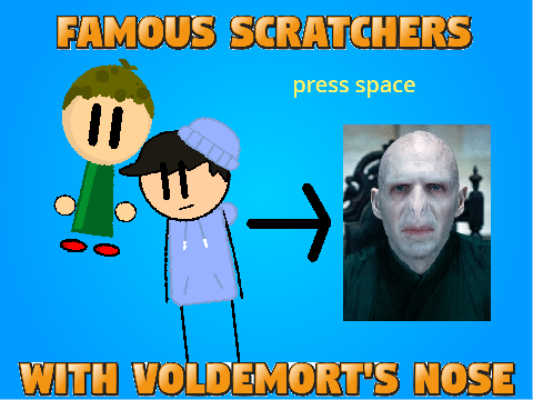 Famous Scratchers with Voldemort's Nose