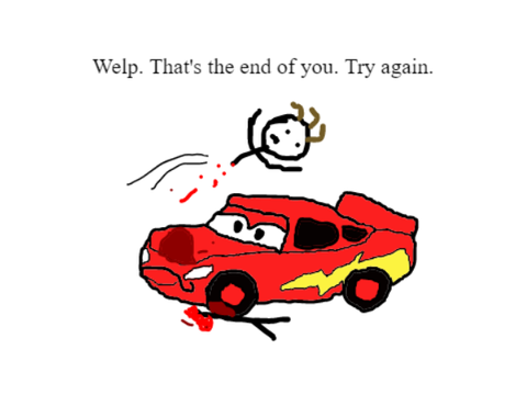 Avoid Mightning Game: cursed