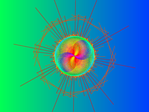 "Screensaver" Using Polygon Generator