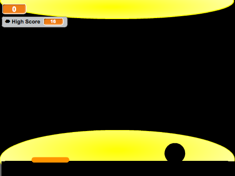 Dark Pong with High Score