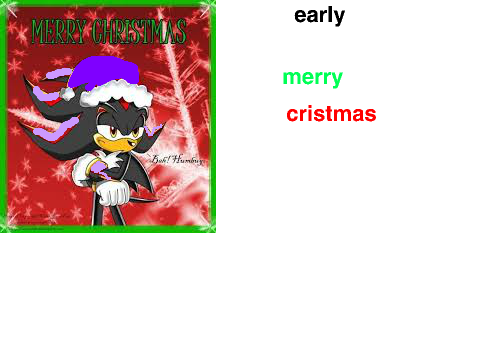early merry cristmas scratch