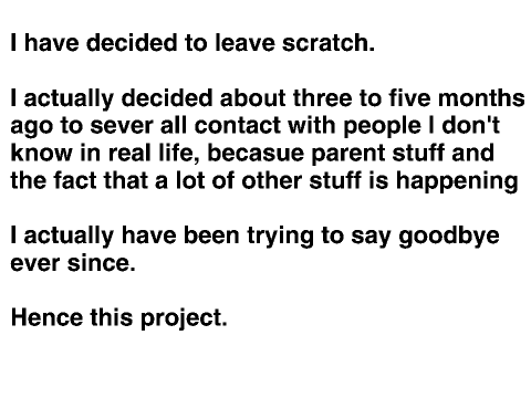 I'm leaving