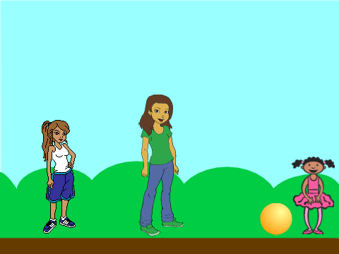 Friends Meeting at Playground