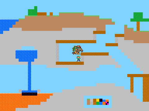 luigi and bowser