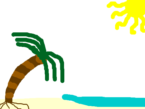 on a tropical island under the sun :)