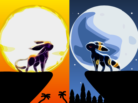 Espeon & Umbreon
