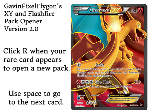 Pokemon XY and Flashfire Card Opener V 2.1