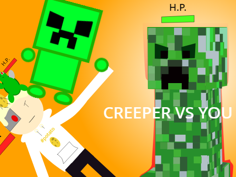 ADD YOURSELF FIGHTING WITH THE CREEPER remix remix
