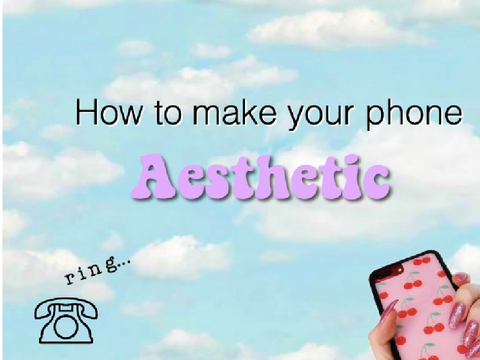 Tips for an aesthetic phone ☎️ 