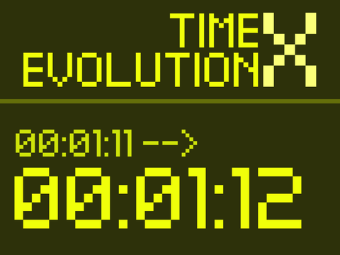TIME EVOLUTION X [ 00:01:11 → 00:01:12 ]