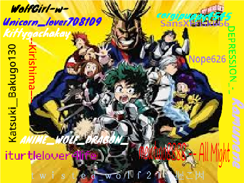 SIGN IF YOU WATCH / LIKE BNHA / MHA!
