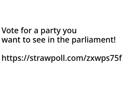 Scratchland First Election (CLOSED)
