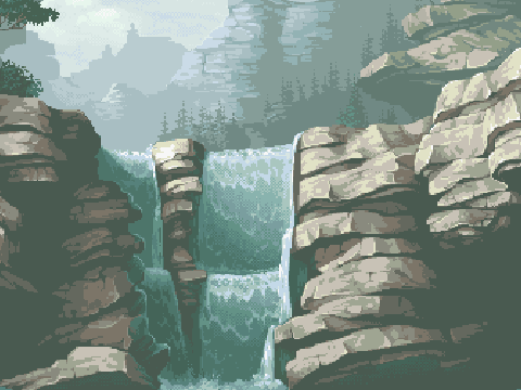 Waterfall Parallax
