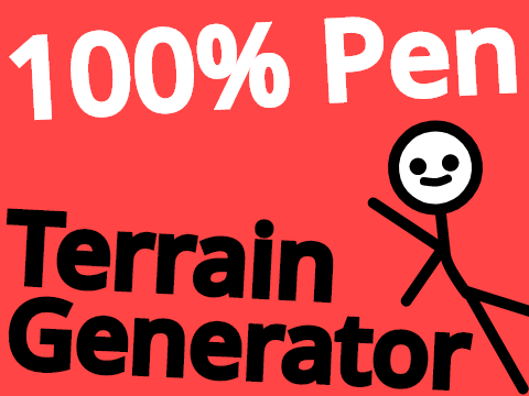 100% Pen Terrain Generator                           #Games