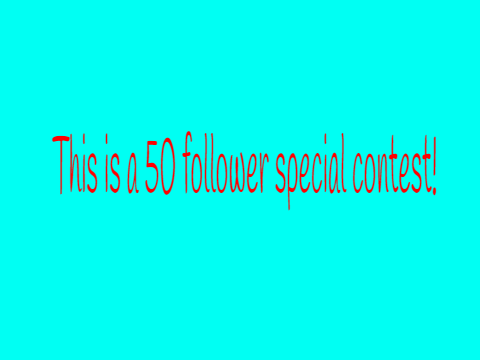 50 Follower Special~Icon contest